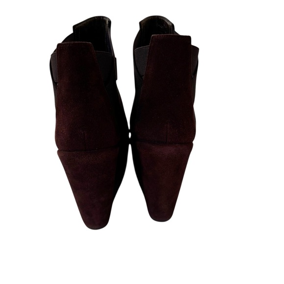 Stuart Weitzman Suede Hiyola Wedge Booties Ankle Boots Brown size 8 - Picture 7 of 11